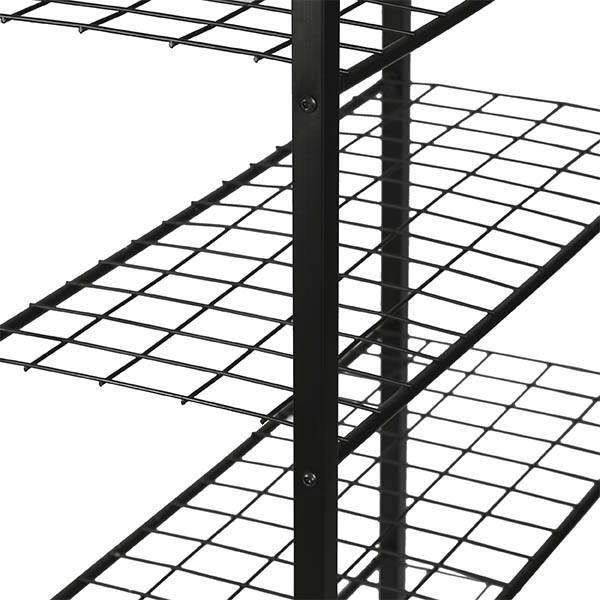 Ahşap Raflı Metal Ayakkabılık - 5