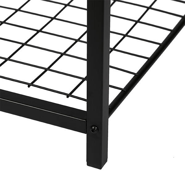 Ahşap Raflı Metal Ayakkabılık - 6