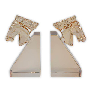 Amber At Cam Kitap Tutucu 22X6X22Cm - TepeHome (1)
