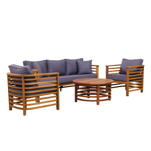 AB06 Koltuk Takımı V2102 Lacivert - TepeHome