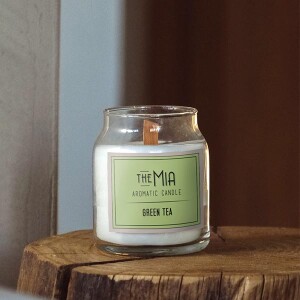 Aromatik Green Tea Kokulu Mum 200cc - TepeHome (1)