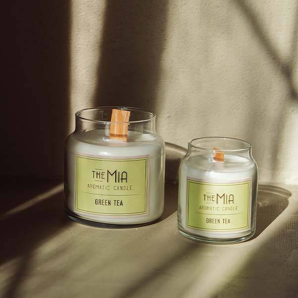 Aromatik Green Tea Kokulu Mum 450cc - 2