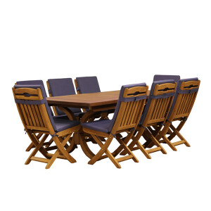 AB07 Masa Sandalye Tk V2102 Lacivert - TepeHome