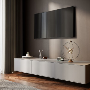 Atom50 Gold Ceviz Dekoratif Masa Saati - 3