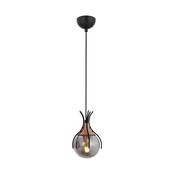 Av-1766-1Bsy Siyah Modern Avize - 1