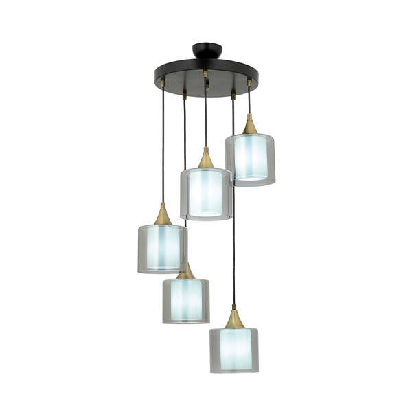 Av-65233-5T-Bsy-F Siyah Modern Avize - 1