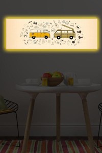 Aydınlatmalı Tablo 3090DACT-74 - TepeHome