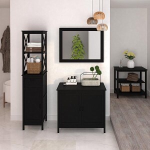 Ayna Antrasit 90X70X3 cm - TepeHome (1)
