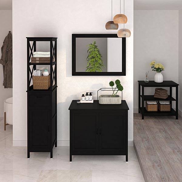 Ayna Antrasit 90X70X3 cm - 2