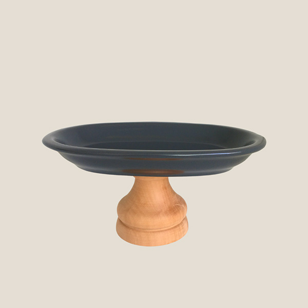 Balık Küçük Oval Ayaklı Sunum Tabağı - 1