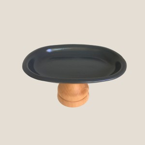 Balık Küçük Oval Ayaklı Sunum Tabağı - TepeHome (1)