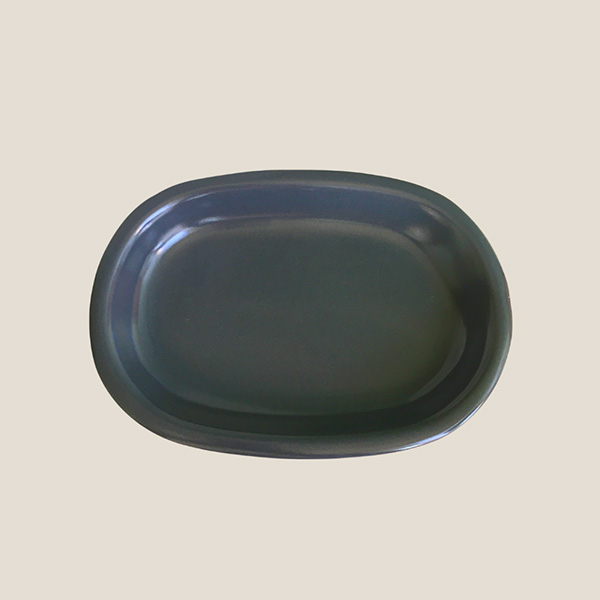 Balık Küçük Oval Ayaklı Sunum Tabağı - 3