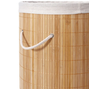 Bambu Kapaklı Çamaşır Sepeti35X35X60Cm - 10