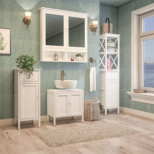Banyo Dolabı 40X40X102Cm - 3