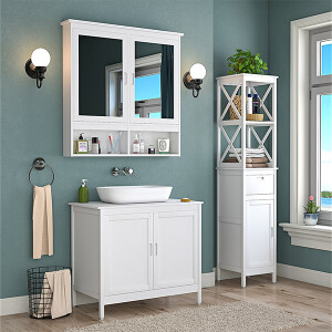 Banyo Dolabı 89X51X77.5Cm - TepeHome (1)