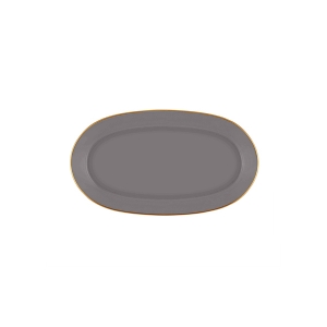 Basic Oval Servis Gri - 29cm 2 Li Set - 3