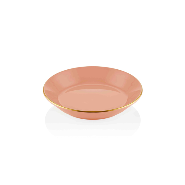 Basic Yemek Tabağı 6 Lı Set Somon Pembe - 2