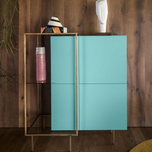 Bellissimo Konsol Gold Mint - TepeHome