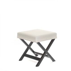 Bench Puf Dark Krem - TepeHome