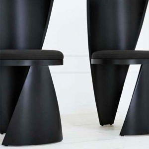 Black Ovi Sandalye - 6