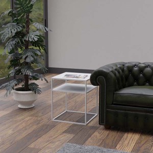Blance Beyaz Yan Sehpa - TepeHome (1)
