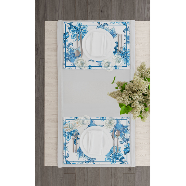 Blue Blanc Amerikan Servis 6 Lı Set - 50 - 3