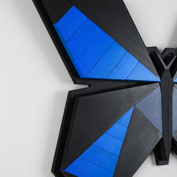Blue Morpho Butterfly Tablo - 4