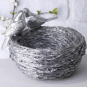 Branca Kuş Yuvası Gümüş - TepeHome (1)