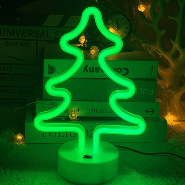 Çam Ağacı Neon Lamba Yeşil 27X17 - 1