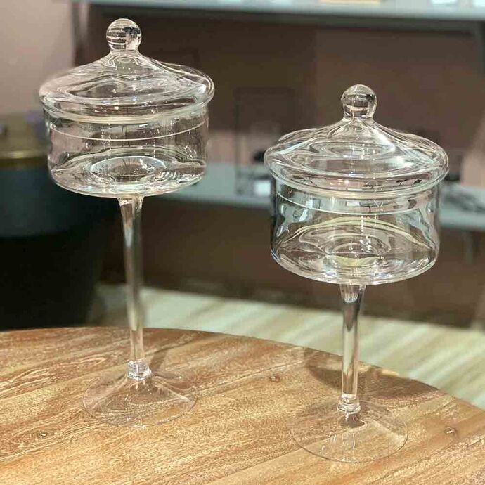 CAM AYAKLI KURABİYELİK 17 X 40 CM - TepeHome