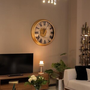 Çarklı Saat Altın Çap 80 - TepeHome