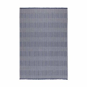 Casa Cotton Gri Lacivert Halı 21409A - TepeHome