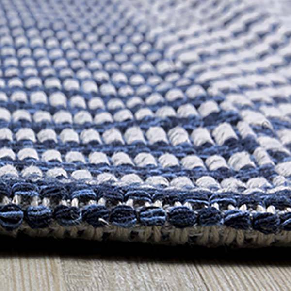 Casa Cotton Gri Lacivert Halı 21409A - 4