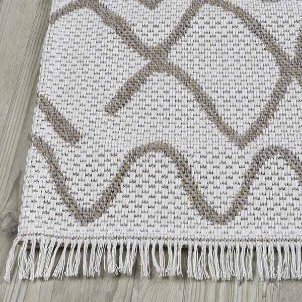 Casa Cotton Krem Vizon Halı 21645A - 3