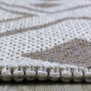 Casa Cotton Krem Vizon Halı 21645A - 4