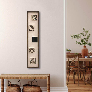 Etc Çerçeveli Taş Baskı 22X102Cm Tablo - TepeHome (1)