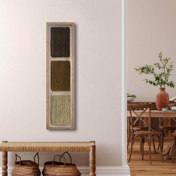 Etc Çerçeveli Taş Baskı 27X102Cm Tablo - 2