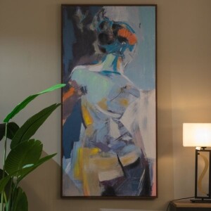 DK Çerçeveli Yağlı Boya Tablo 75X150 - TepeHome (1)