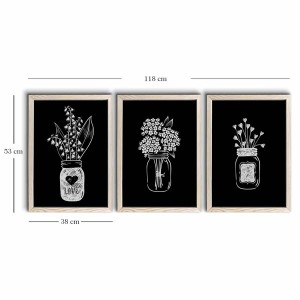 Çerçeveli Tablo 3PKCT-004 - 3