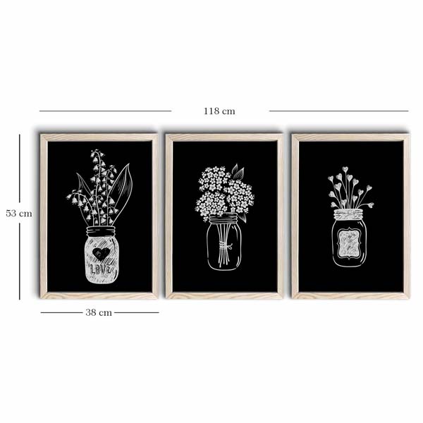 Çerçeveli Tablo 3PKCT-004 - 3