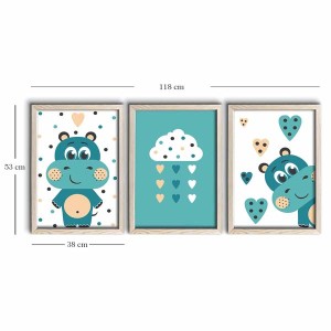 Çerçeveli Tablo 3PKCT-014 - 3