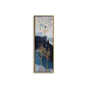 Çerçeveli Yağlı Boya Tablo 40X120 Cm - TepeHome