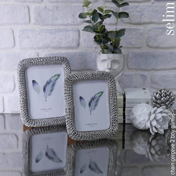 Chain Çerçeve Gümüş - 3