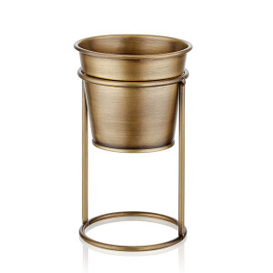 Çiçeklik Ayaklı 21 Cm - Gold - TepeHome (1)