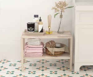 Çok Amaçlı Bench Fsc Acacia Organic Whit - 3