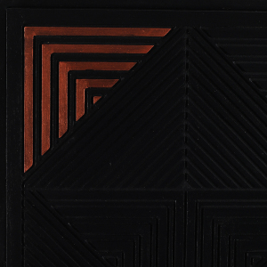 Copper Stripe Art Tablo - 3