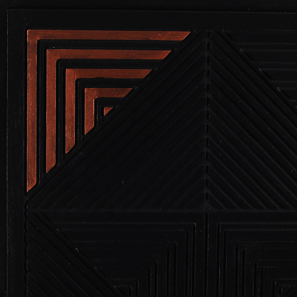 Copper Stripe Art Tablo - 3