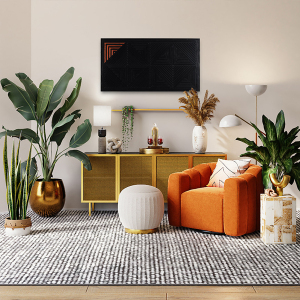 Copper Stripe Art Tablo - TepeHome (1)