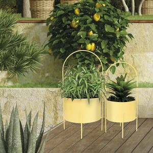 Cotta Saksı 25X15Cm - Sarı - TepeHome