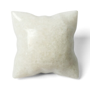 Cushion Mermer Obje Beyaz - TepeHome